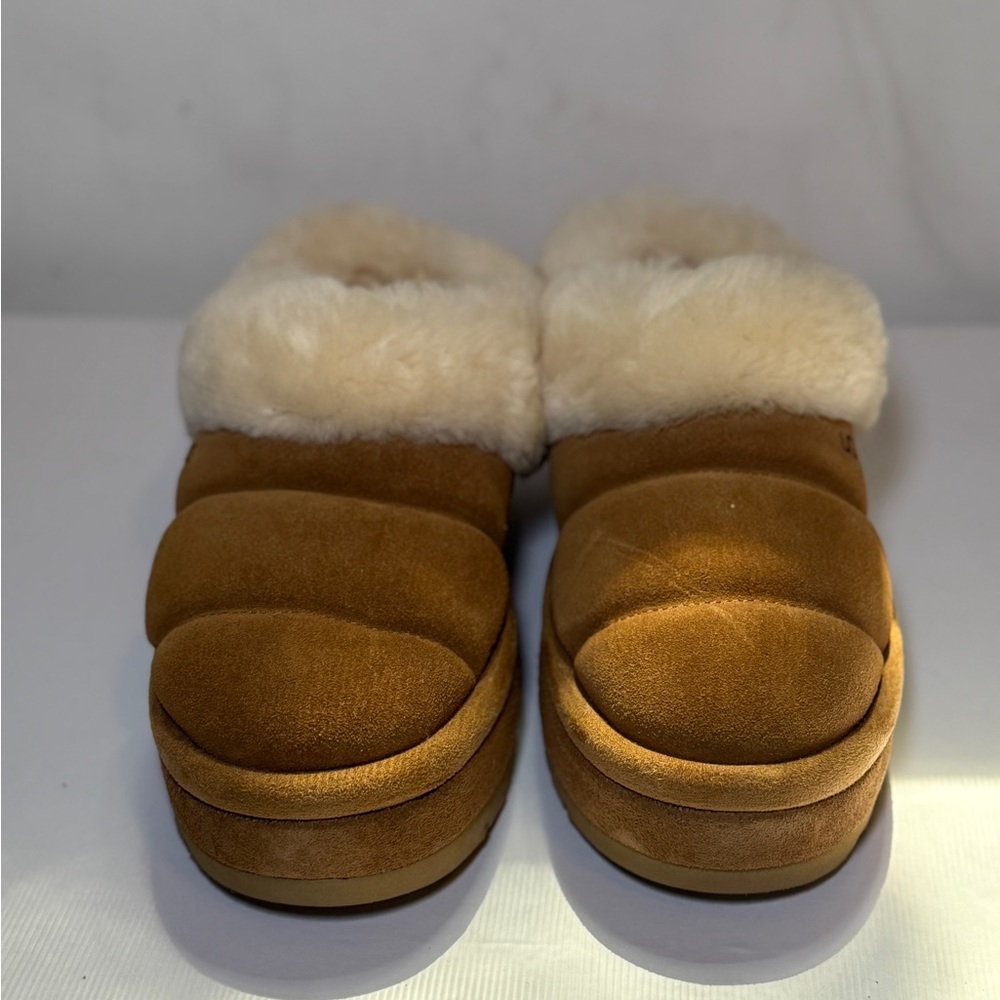 UGG Cozy Brown Shearling Slippers